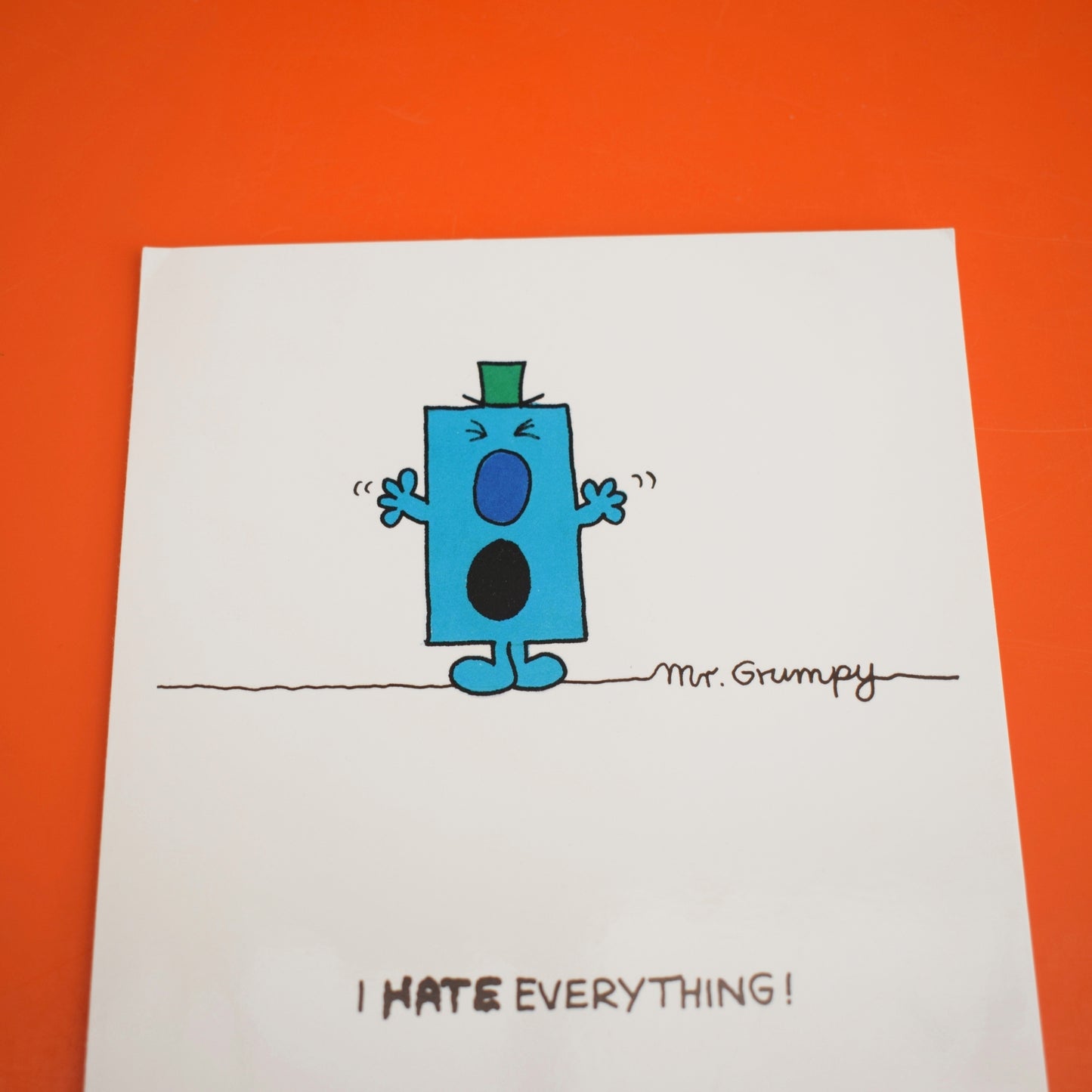 Vintage 1980s Greeting Cards- Mr Men - Choice - Last Ones