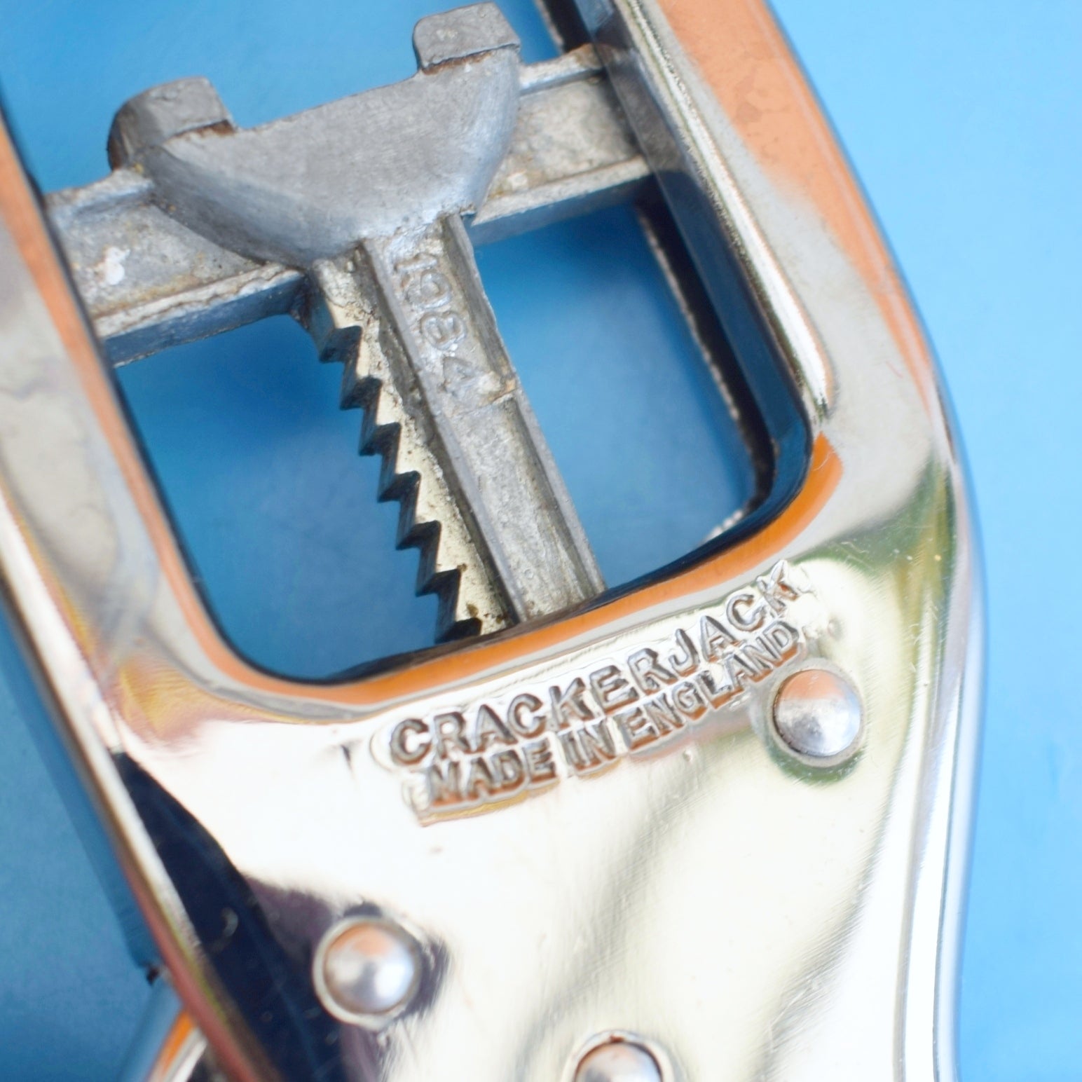 Vintage 1960s Crackerjack Nutcracker - Chrome by Pineapple Retro