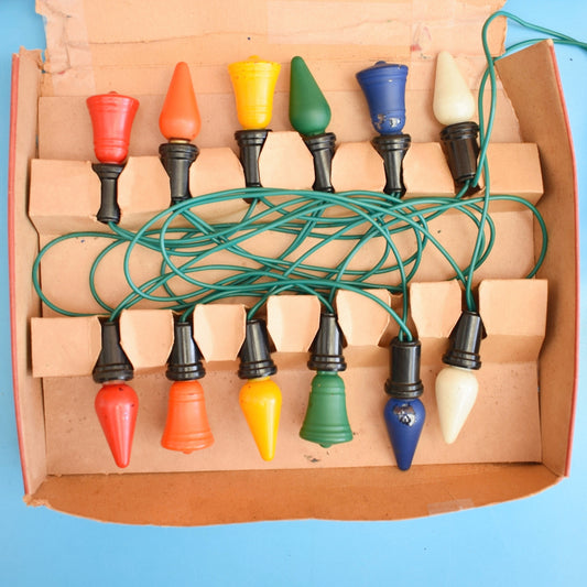 Vintage 1960s Christmas Lights - Noma Decoration Lights - Boxed by Pineapple Retro