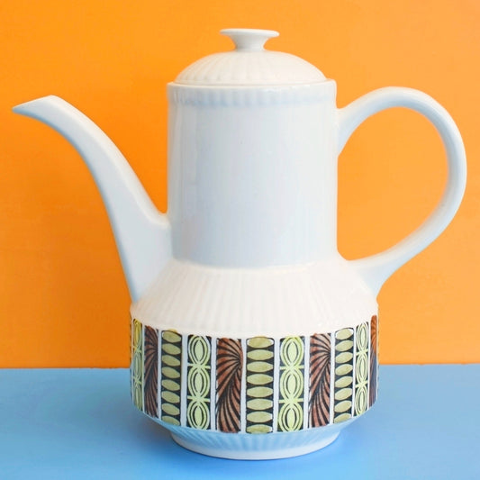 Vintage 1960s Kathie Winkle Mari Gras Coffee Pot