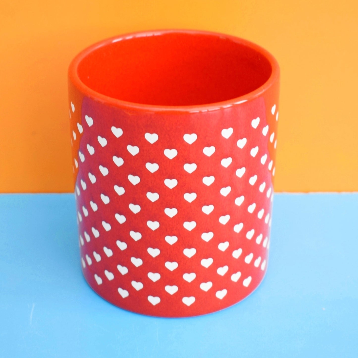 Vintage 1980s German Waechtersbach - Heart Jar