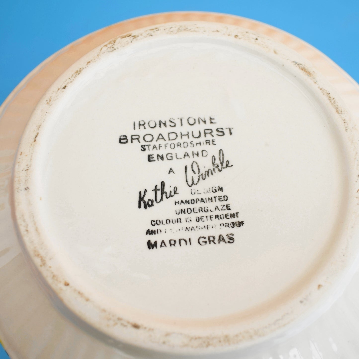 Vintage 1960s Kathie Winkle Mari Gras Coffee Pot