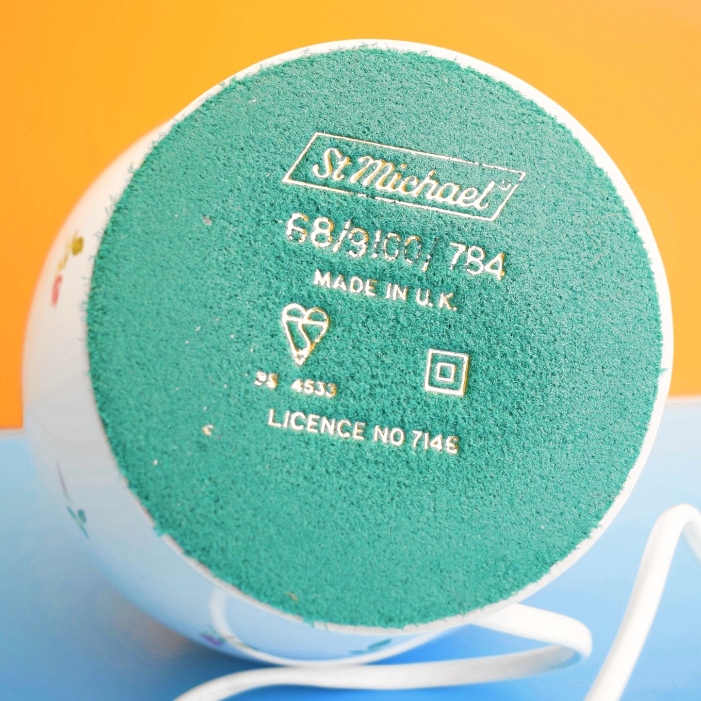 Vintage 1980s China Lamp - St Michael - Rose Buds