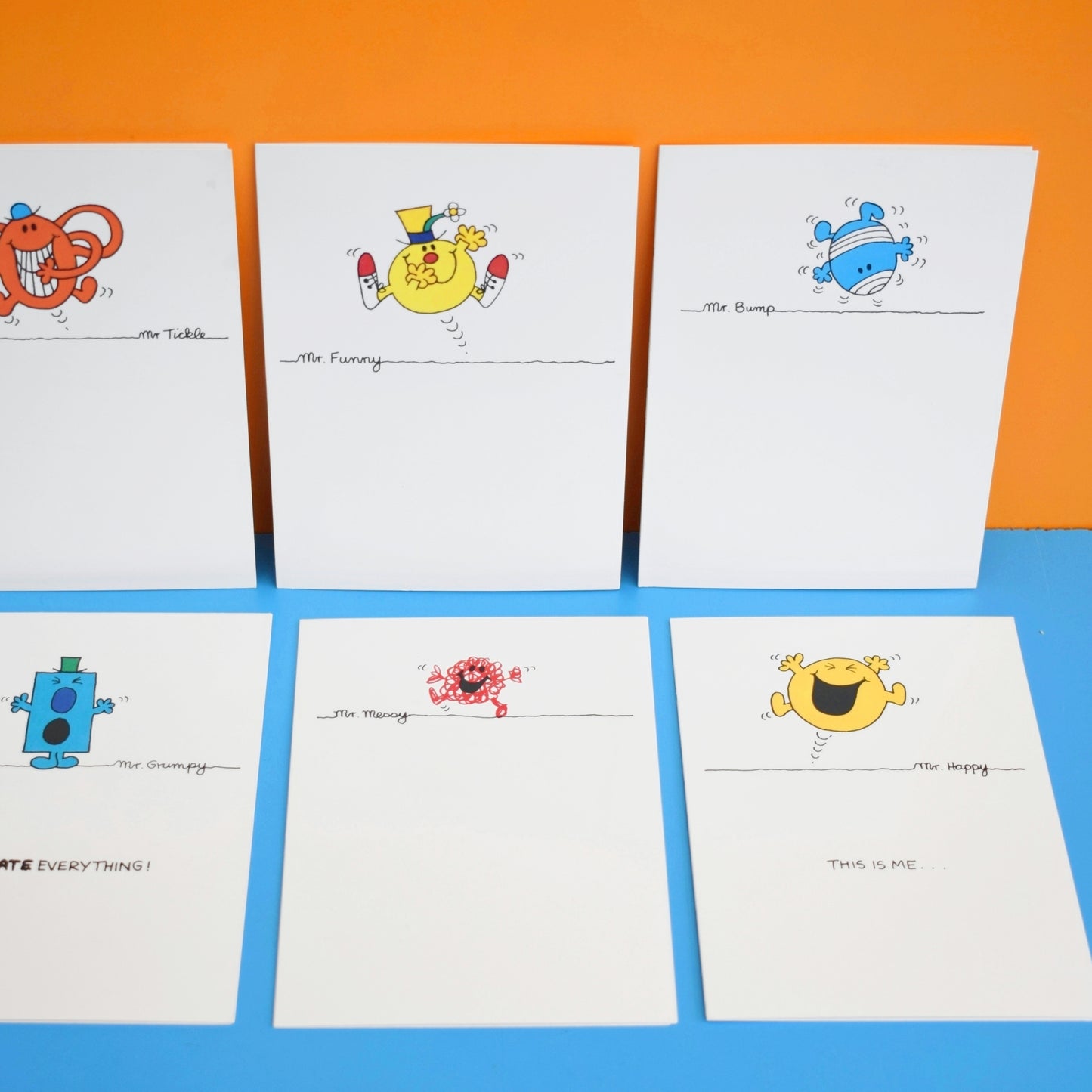 Vintage 1980s Mixed Greeting Cards- Mr Men - x10