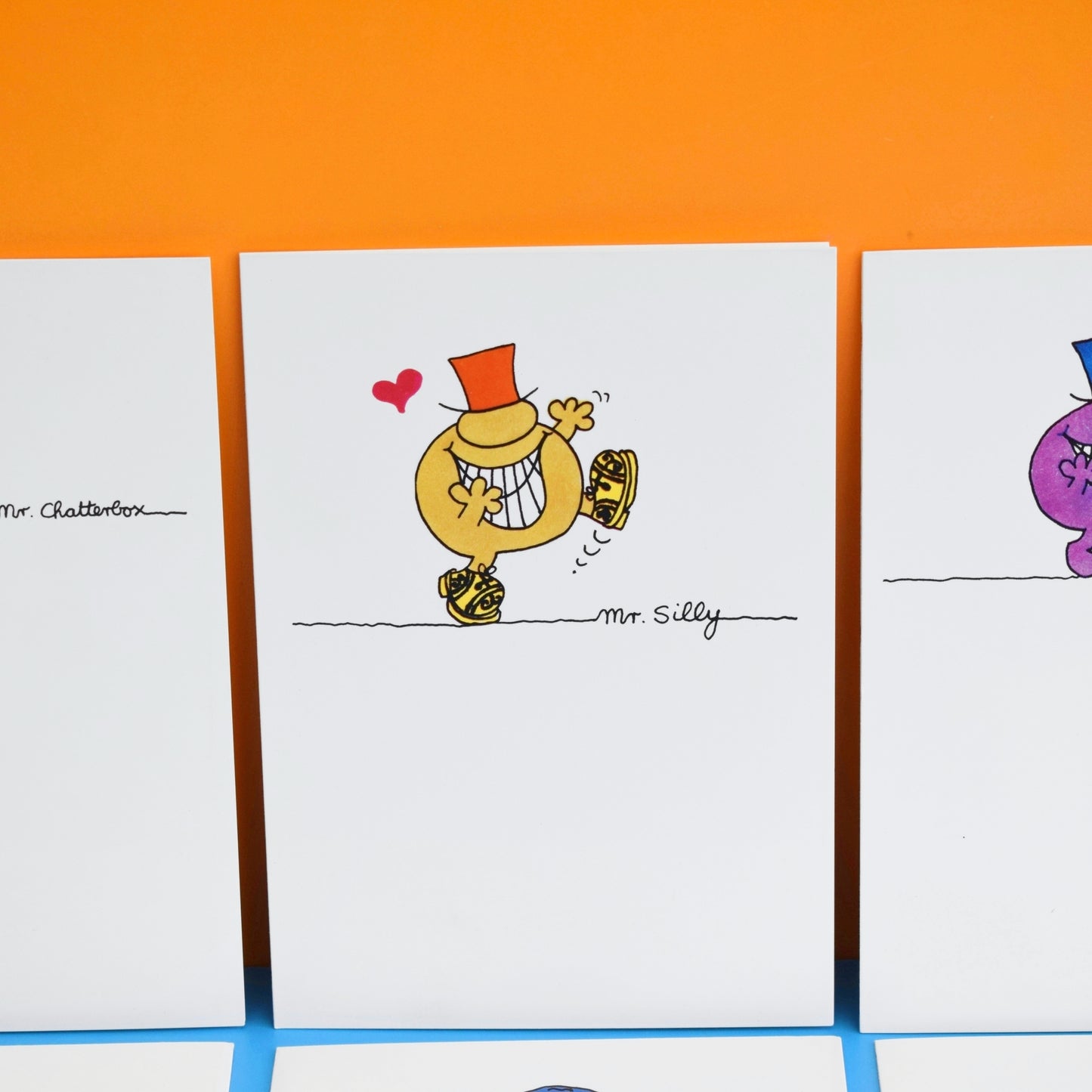 Vintage 1980s Mixed Greeting Cards- Mr Men - x10 .