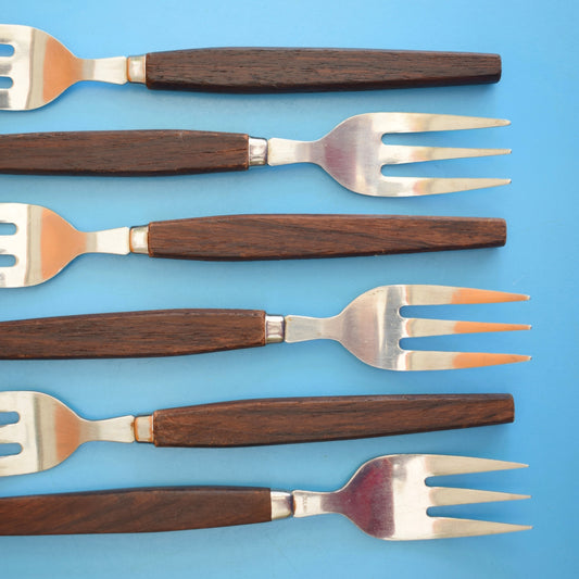 Vintage 1960s Various Cutlery - Rosewood - Japan