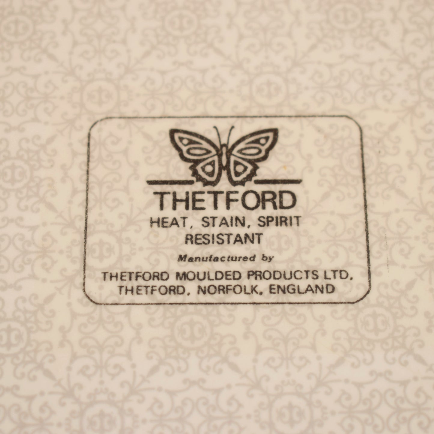 Vintage 1960s Thetford Tray - Pat Albeck - Daisy Chain - Brown . by Vintage
