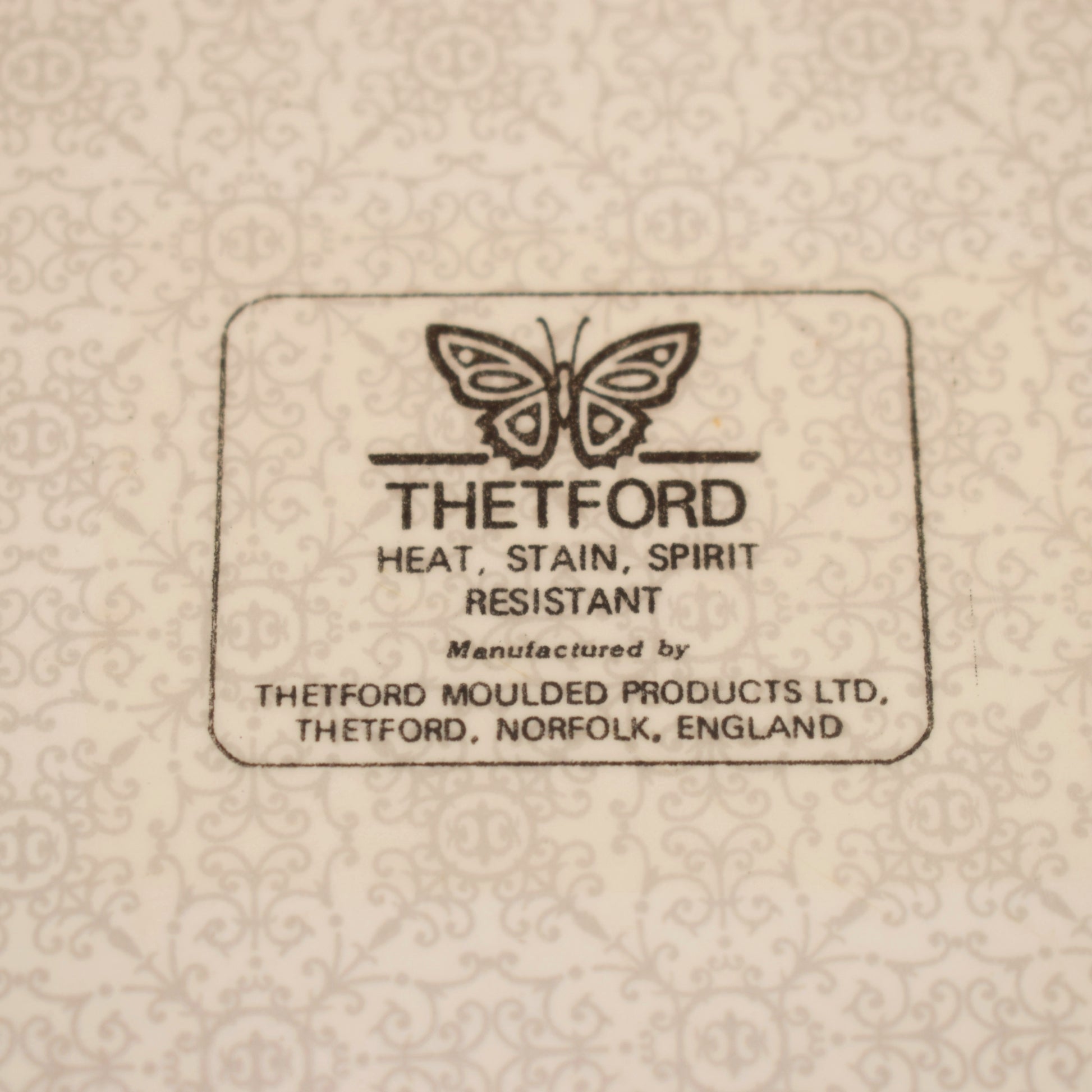 Vintage 1960s Thetford Tray - Pat Albeck - Daisy Chain - Brown . by Vintage