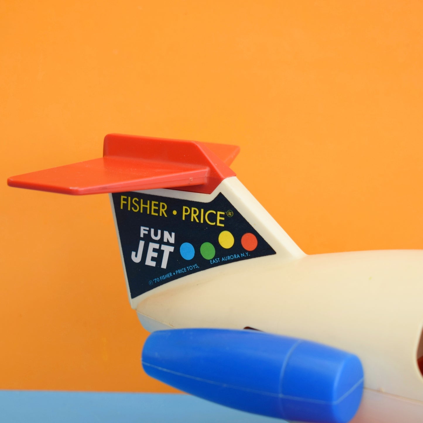 Vintage 1970s Fisher Price - Plane & Family .