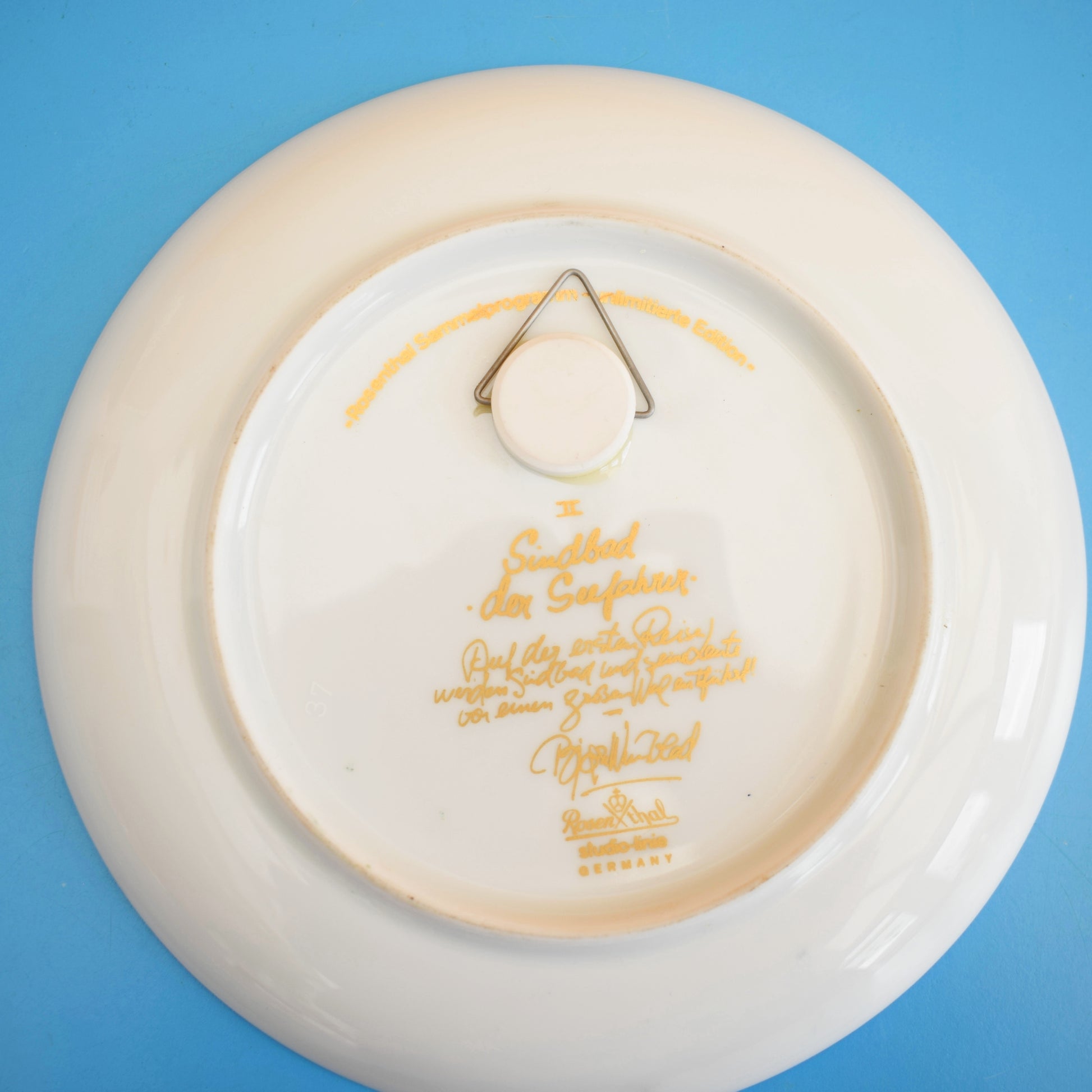 Vintage 1970s Bjorn Winblad Ceramic Plates - Rosenthal - Sinbad The Sailor by Vintage