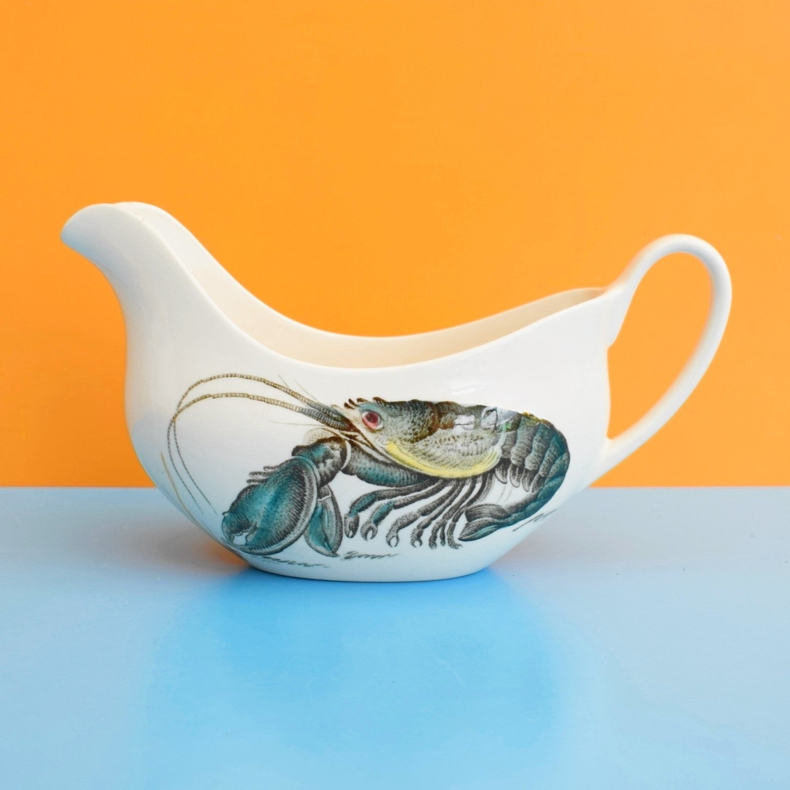 Vintage 1960s Johnson Bros Sauce/ Gravy Jug- Lobster by Vintage