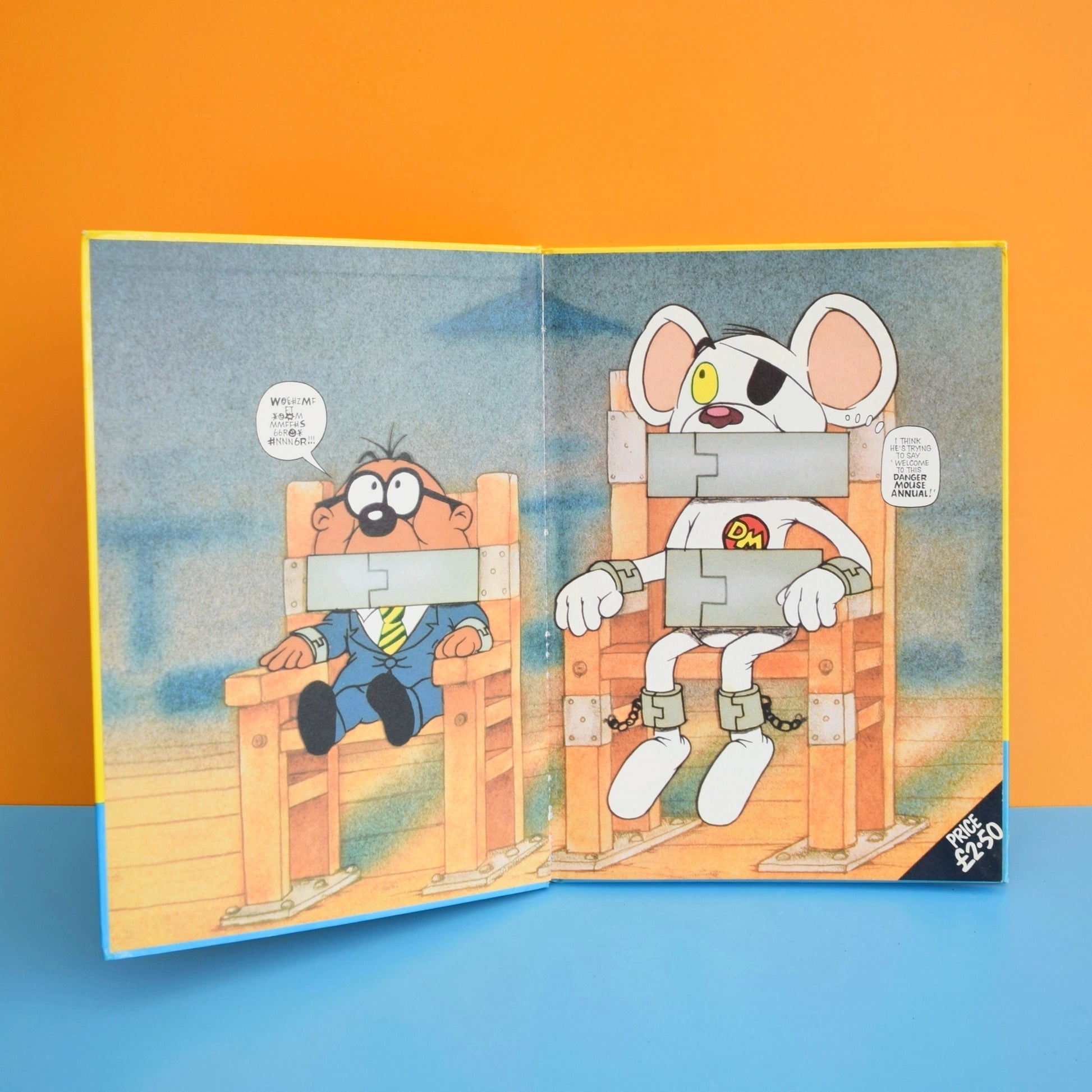 Vintage 1980s Danger Mouse Annual by Pineapple Retro