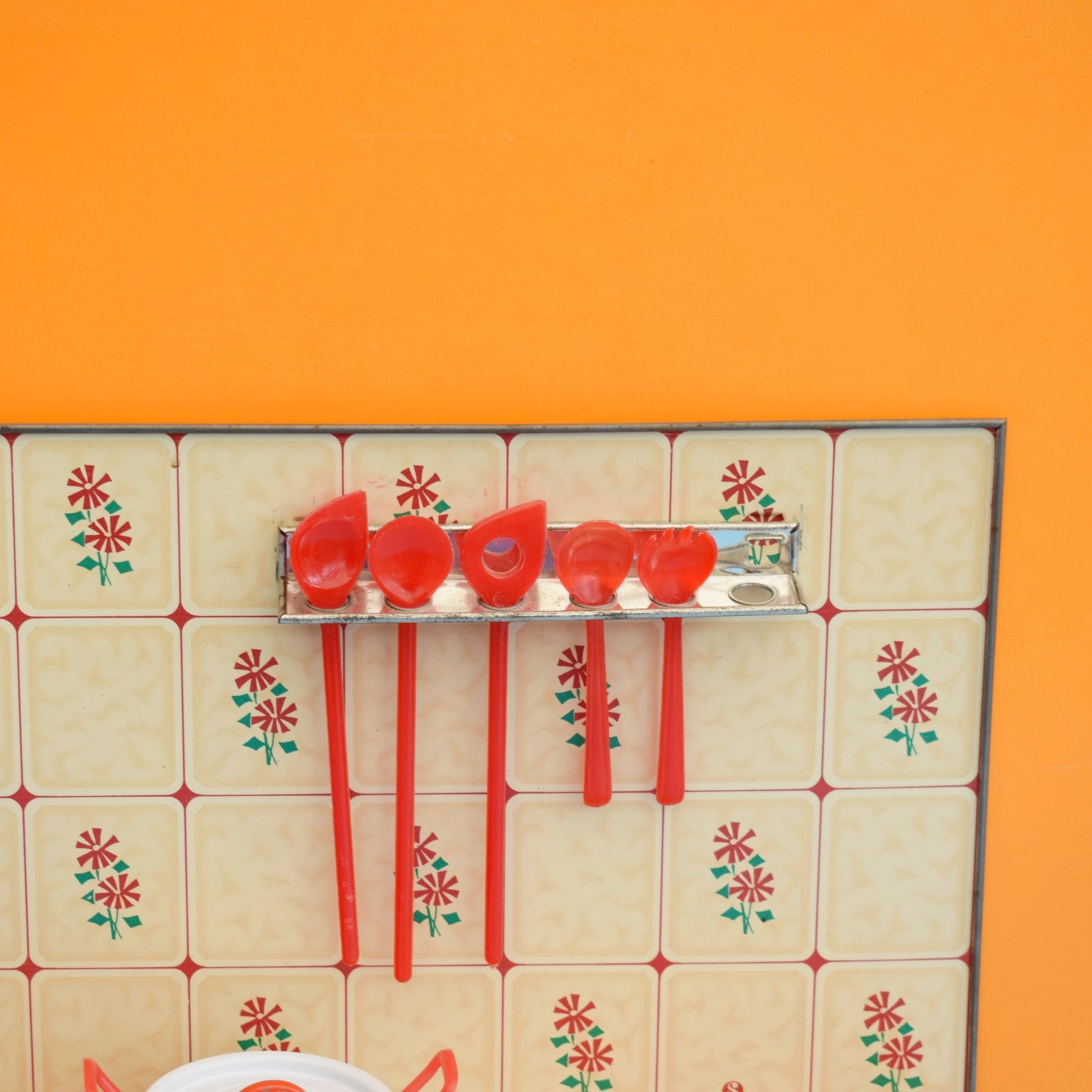 Vintage 1970s Western Germany - Tin Dolls Kitchen & Accessories - Bauknecht by Pineapple Retro