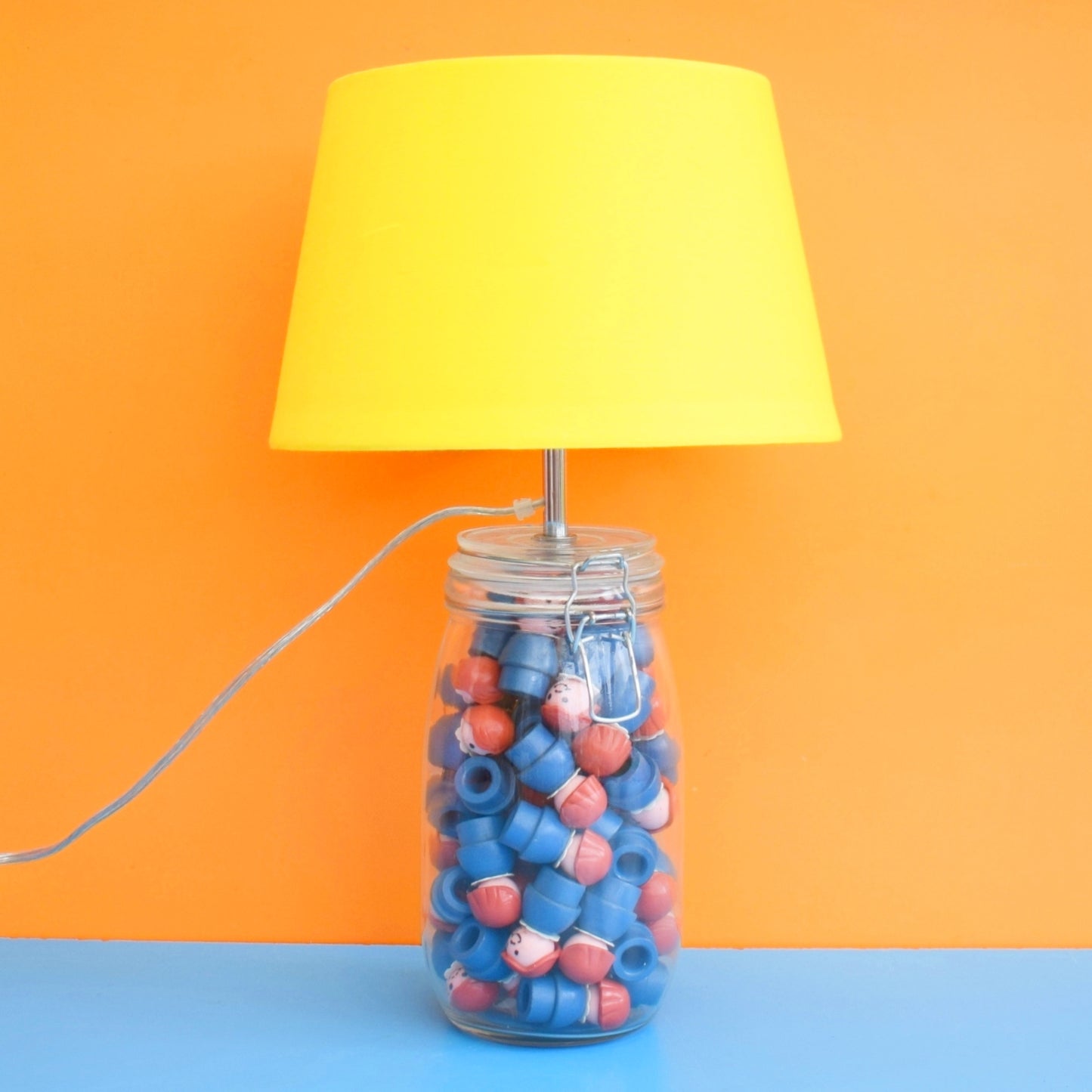 Vintage 1970s Fisher Price Little People - Modern Lamp Base/ Shade