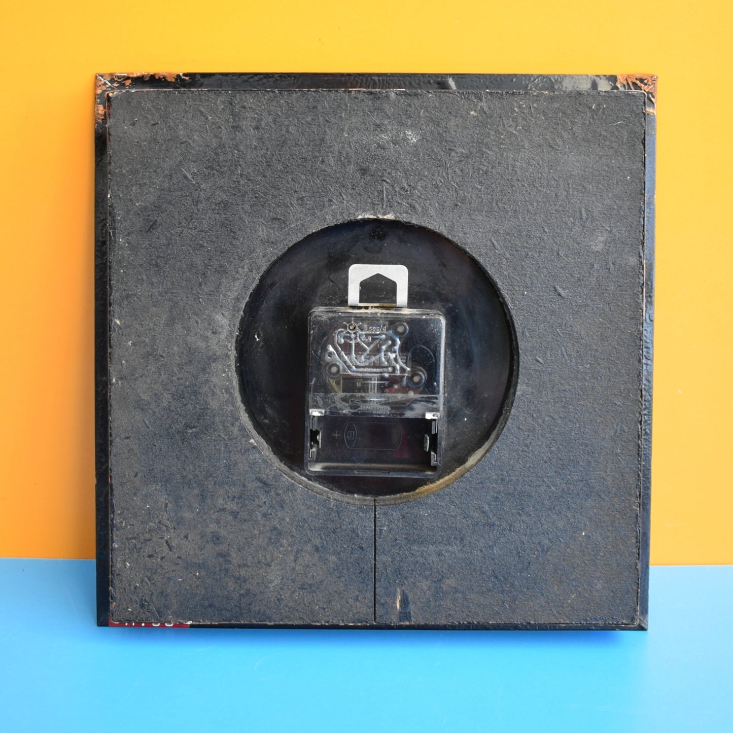 Vintage 1960s Copper Wall Clock - Brutalist Design