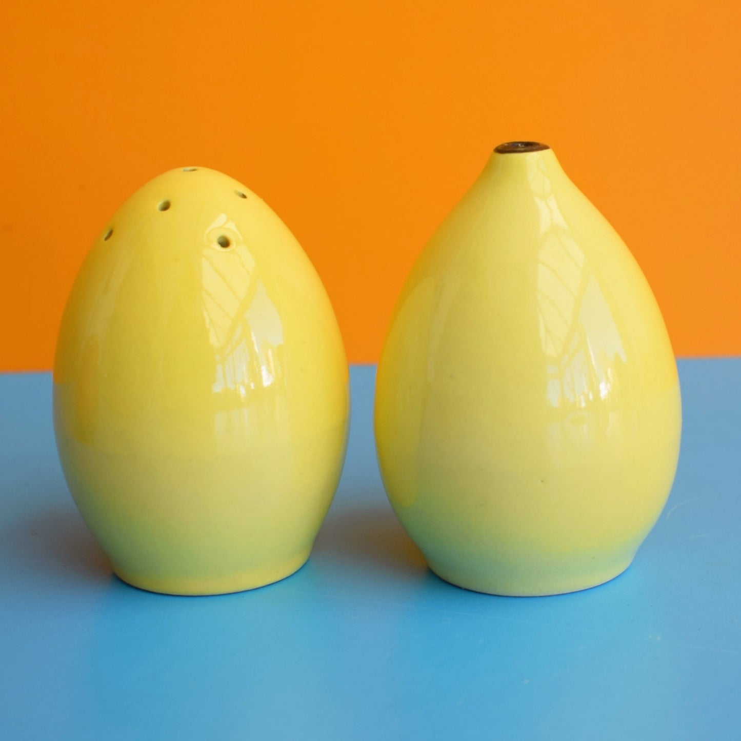 Vintage 1960s Fruity Salt & Peppers - Lemons, Strawberry & Orange by Pineapple Retro