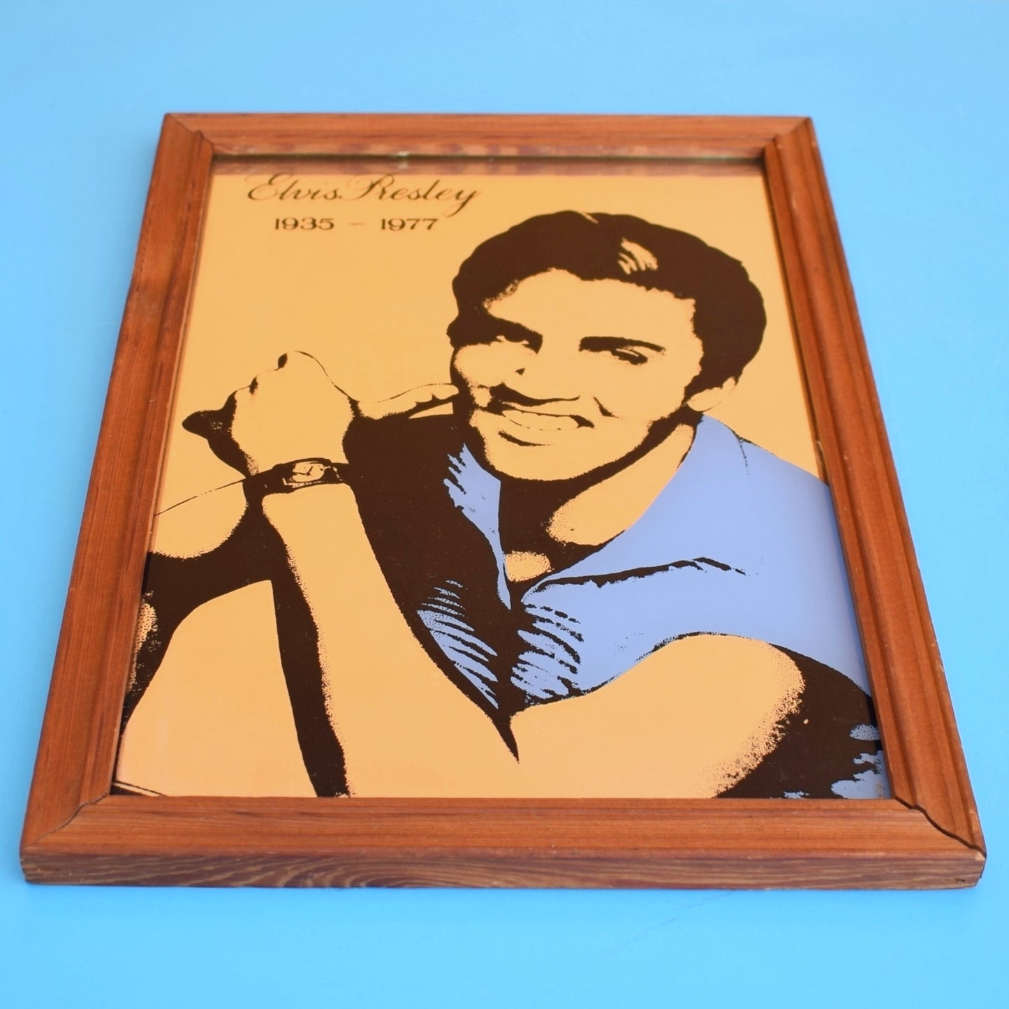 Vintage 1970s Elvis Picture Mirrors