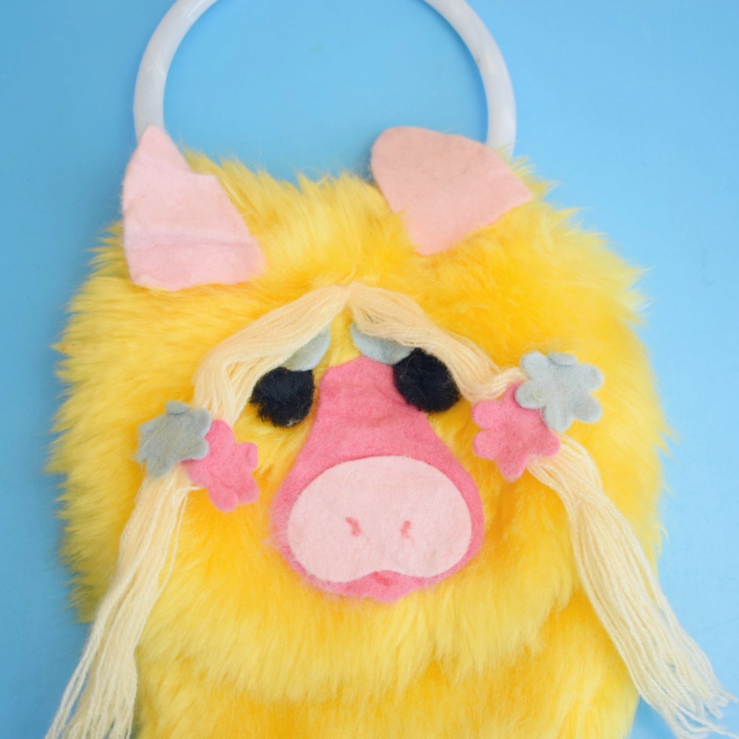 Vintage 1980s Fluffy Cow Kids Bag
