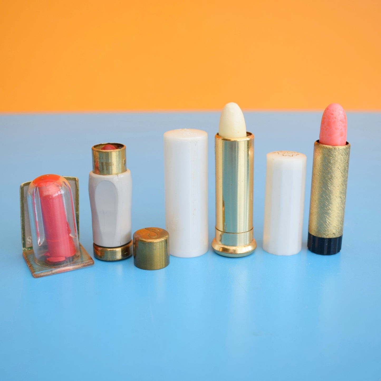 Vintage 1950s Lipsticks , Refills & Make Up