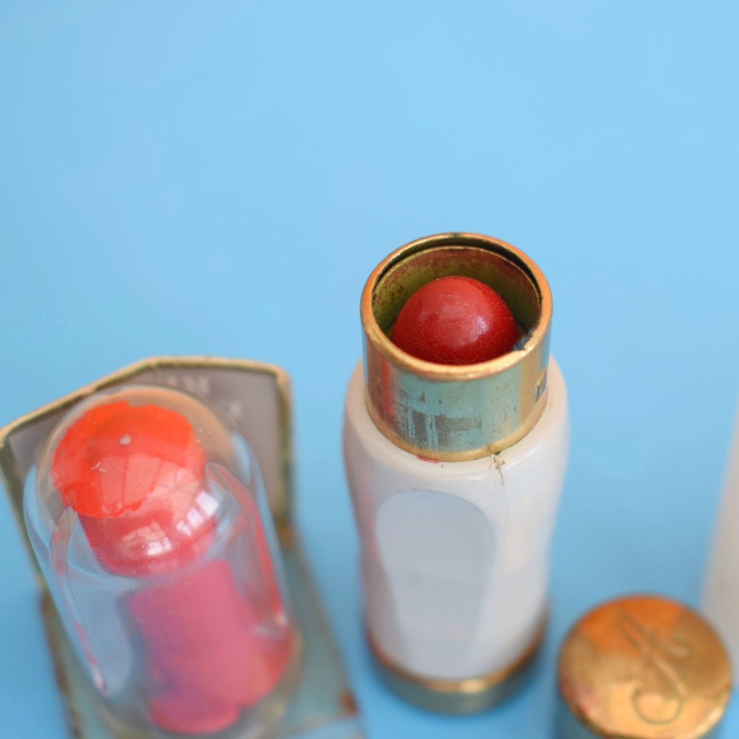Vintage 1950s Lipsticks , Refills & Make Up