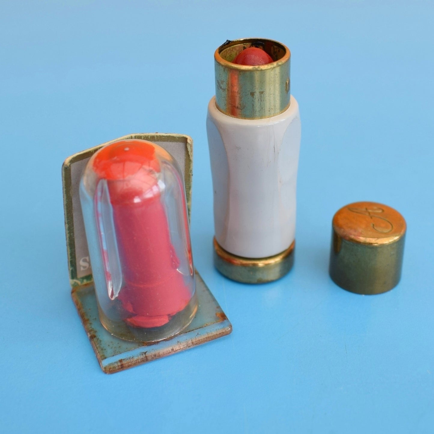 Vintage 1950s Lipsticks , Refills & Make Up
