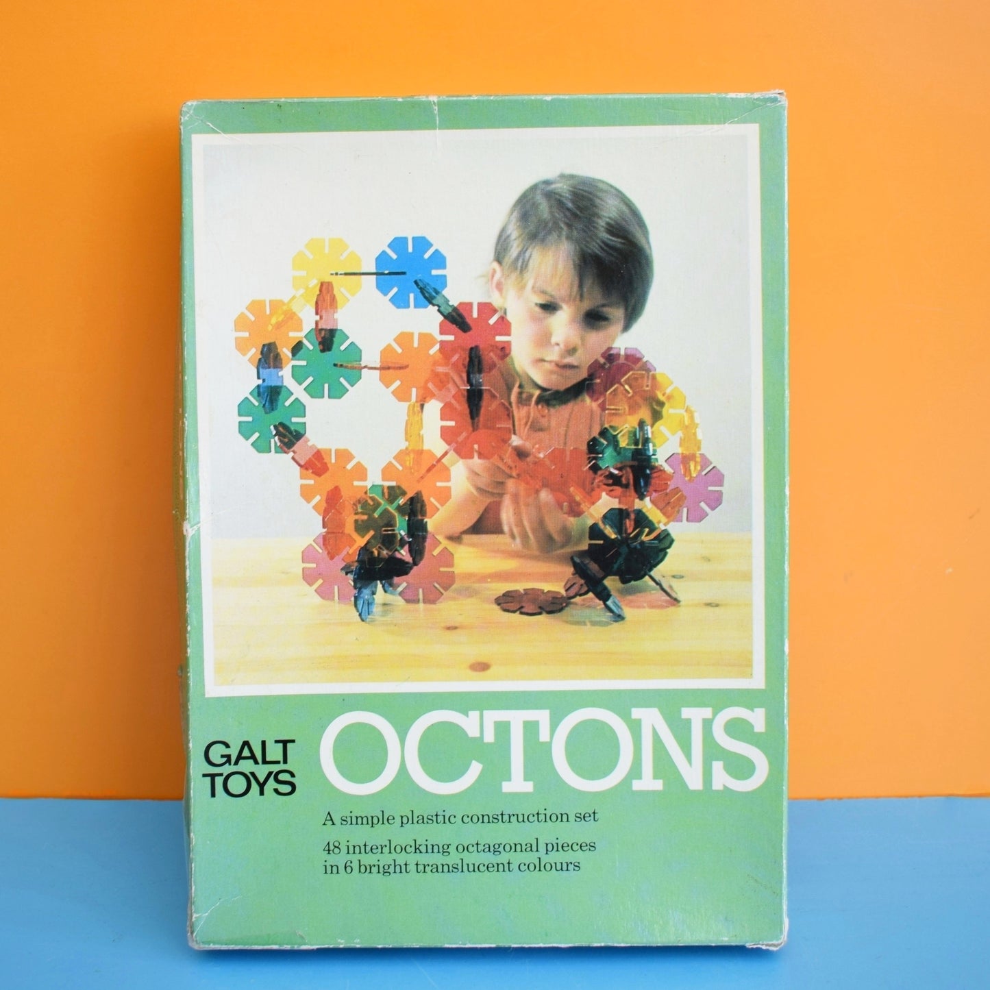 Vintage 1970s Perspex Octons - by Galt (Boxed).
