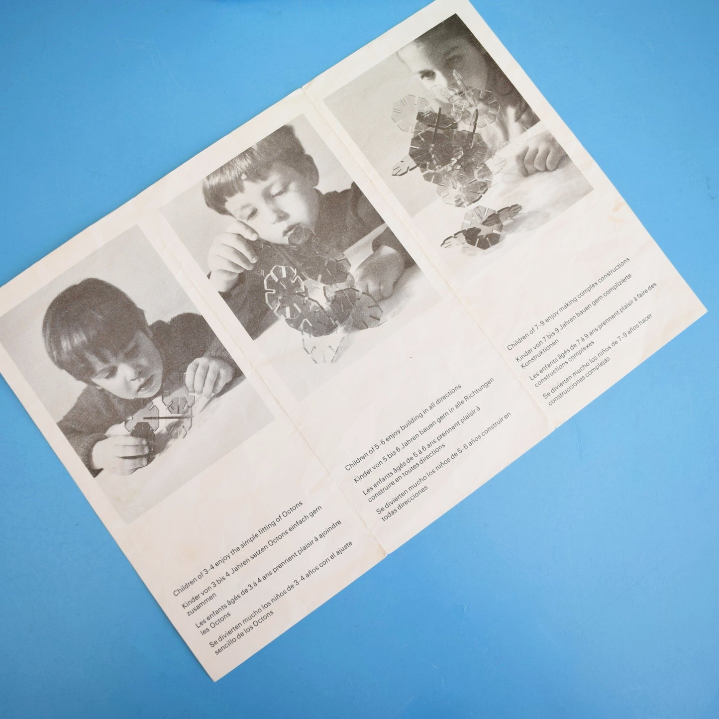 Vintage 1970s Perspex Octons - by Galt (Boxed).