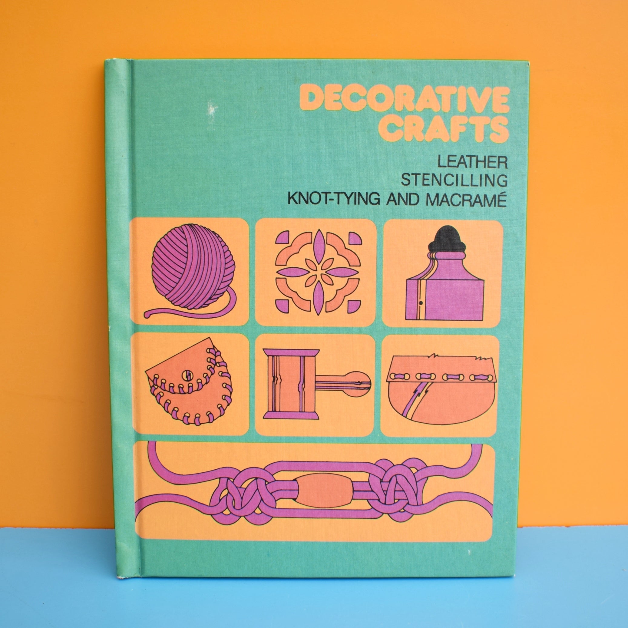 Vintage 1970s Decorative Crafts Book - Leather, Macrame ETC – Pineapple ...
