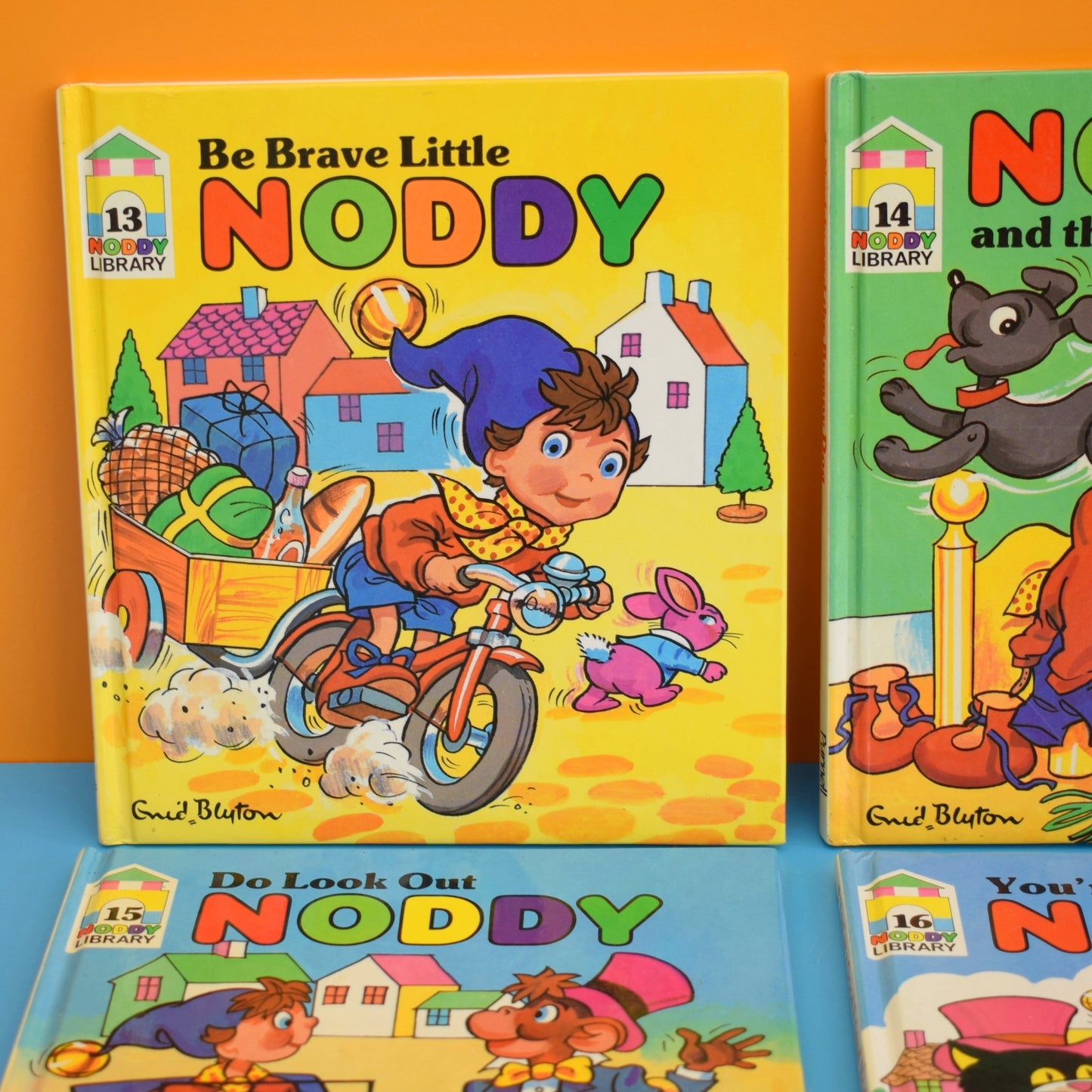 Vintage 1980s Noddy Book Set x4