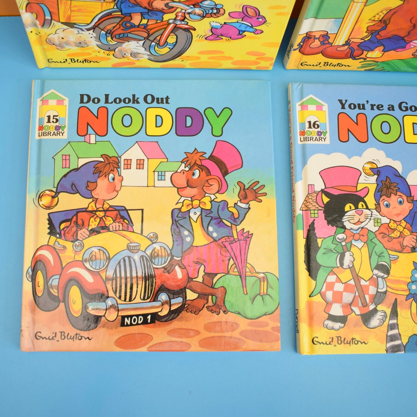 Vintage 1980s Noddy Book Set x4