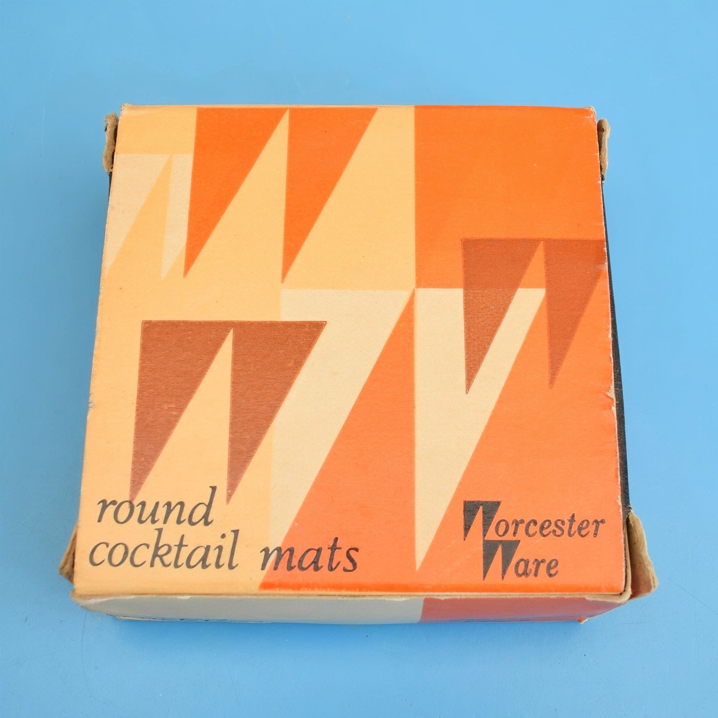 Vintage 1960s Metal Coasters Boxed - Birds