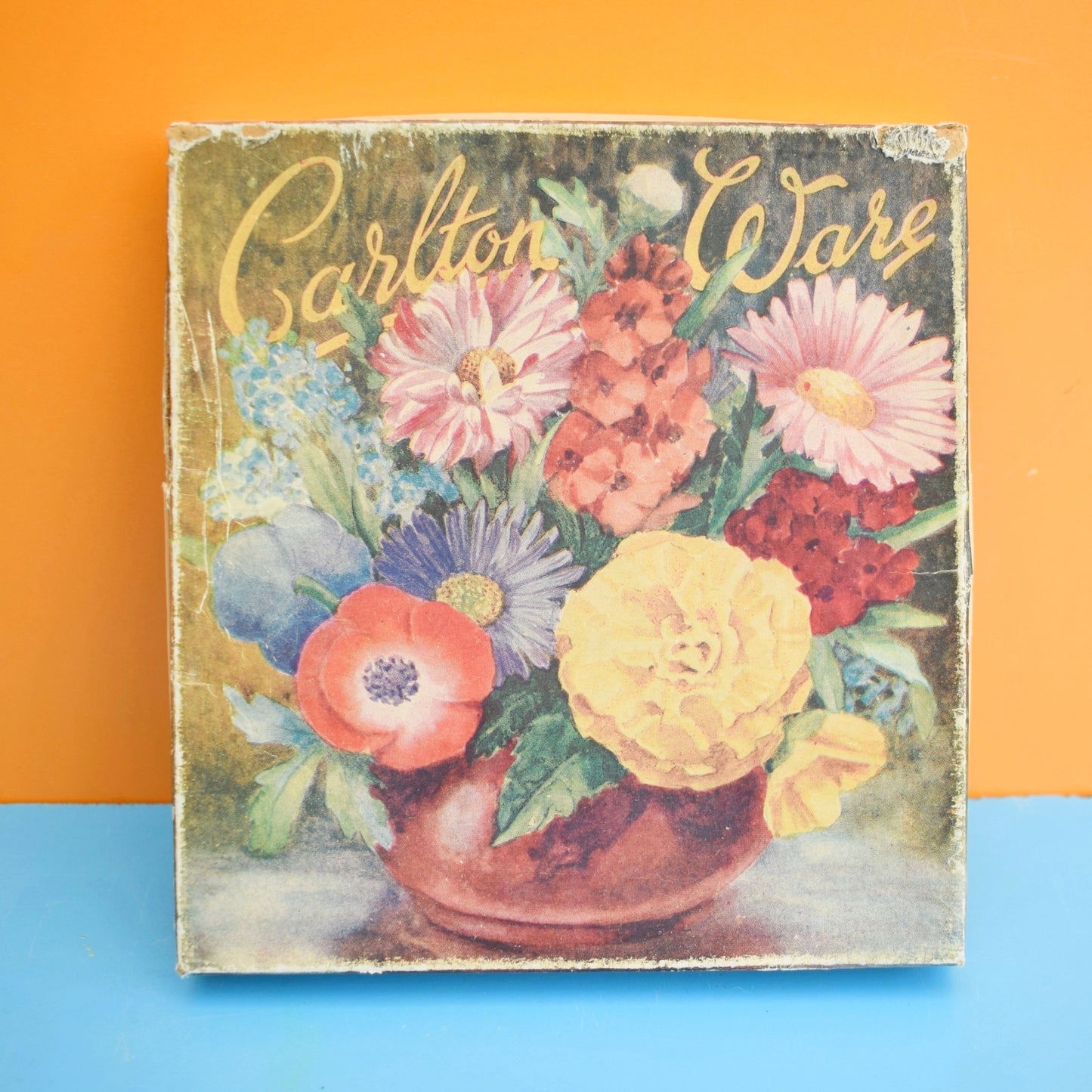 Vintage 1940s Carlton Ware Redcurrant Dish & Spoon- Boxed