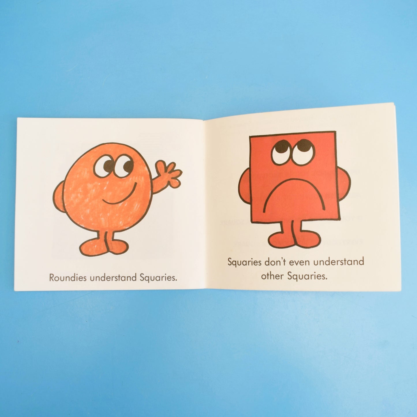 Vintage 1970s Mr Men Book - Are You A Roundy Or A Squary - Roger Hargreaves by Pineapple Retro