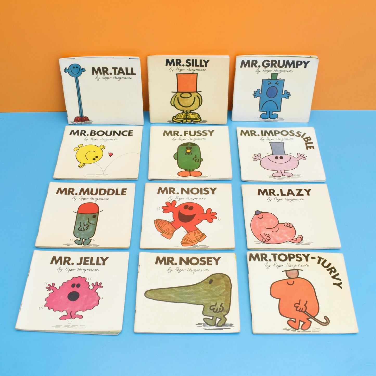 Vintage 1970s Mr Men Books x12 - Great Selection by Pineapple Retro
