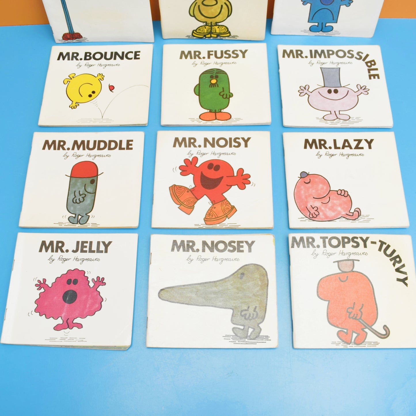 Vintage 1970s Mr Men Books x12 - Great Selection by Pineapple Retro