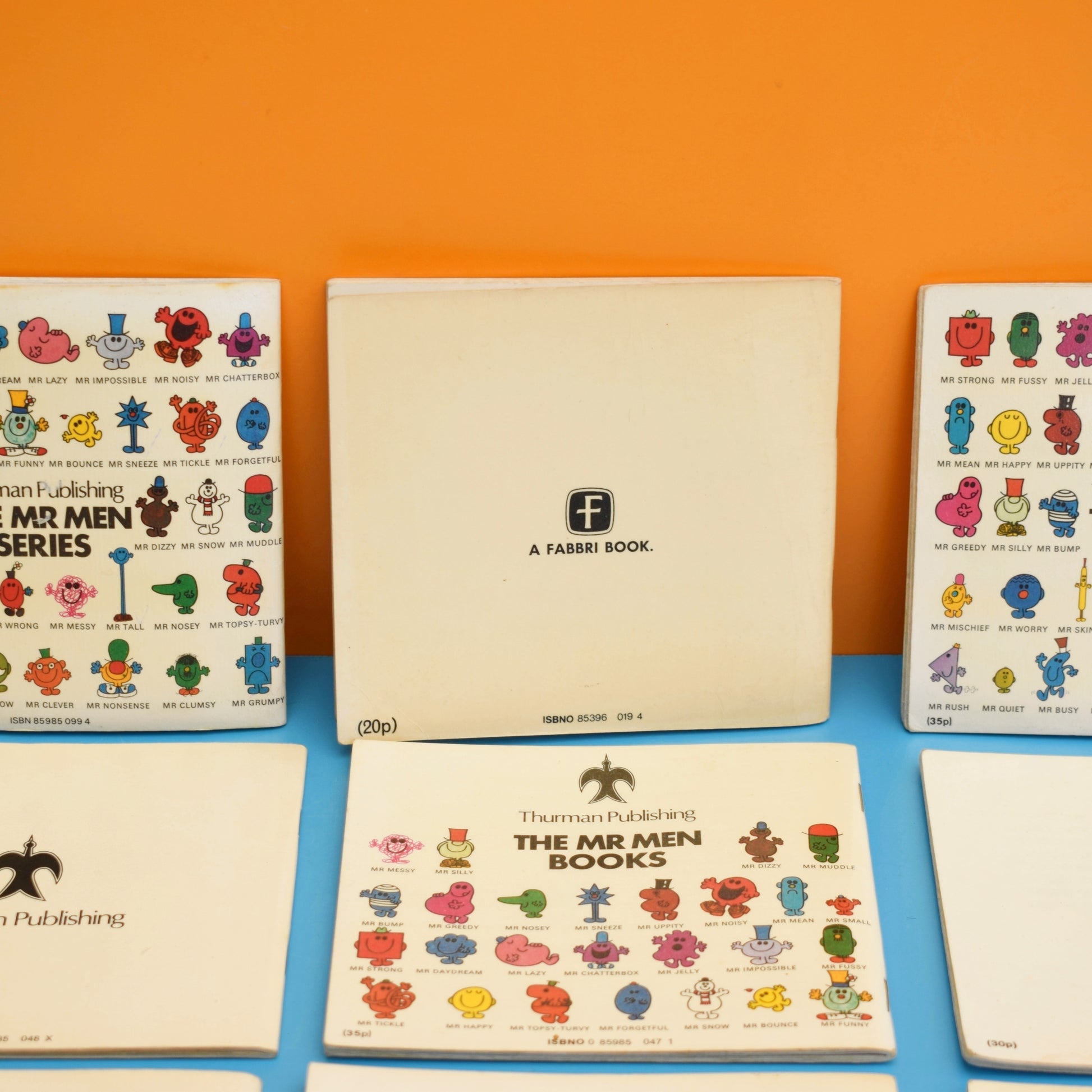 Vintage 1970s Mr Men Books x12 - Great Selection by Pineapple Retro