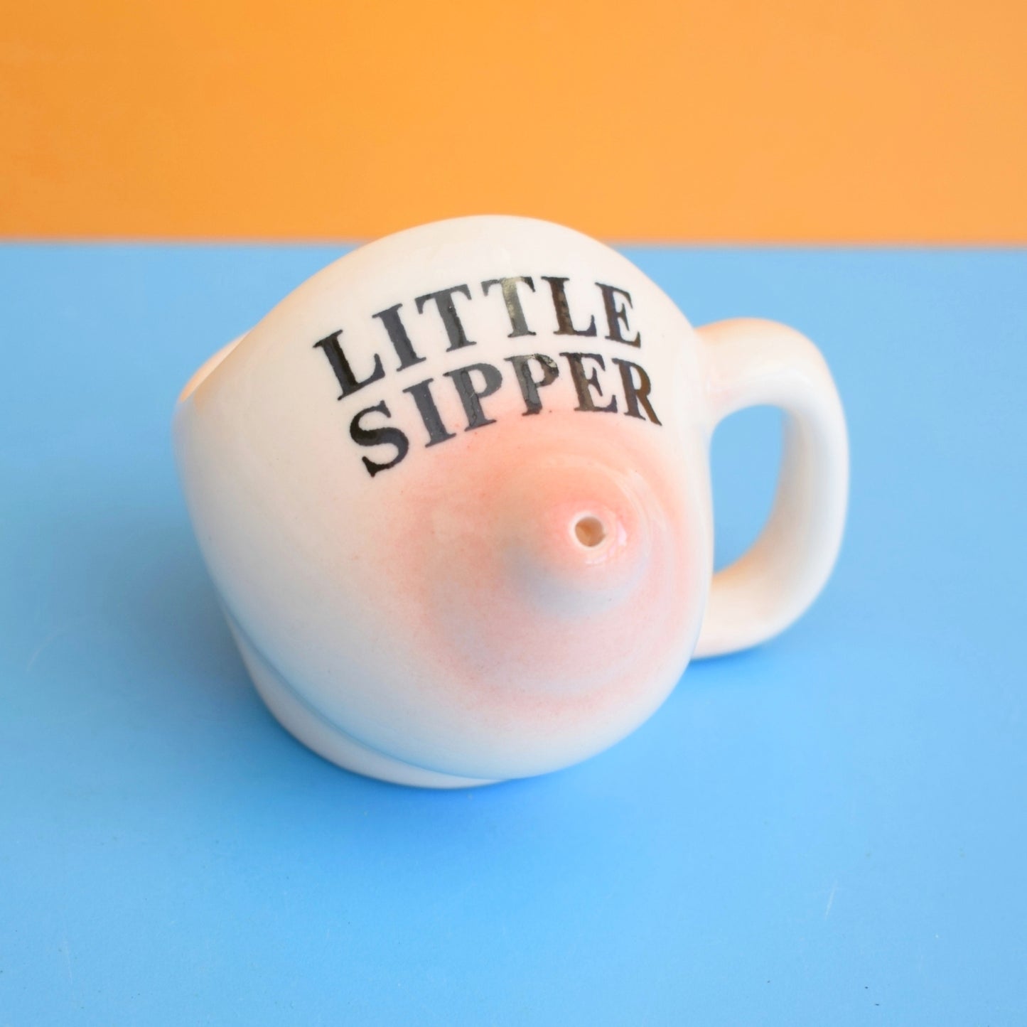 Vintage 1970s Kitsch Mini Boob Jug - Little Sipper by Vintage