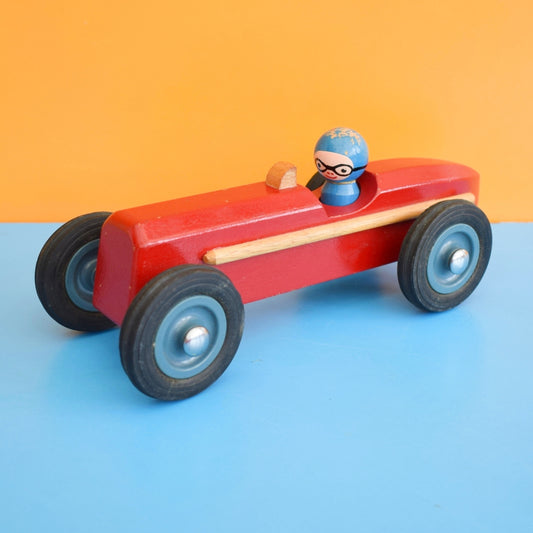 Vintage 1960s Wooden Bridge Crafts Bryantspuddle Racing Car