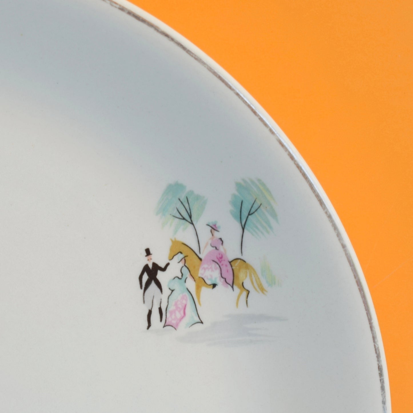 Vintage 1950s Kitsch Alfred Meakin - Gay Ninety's