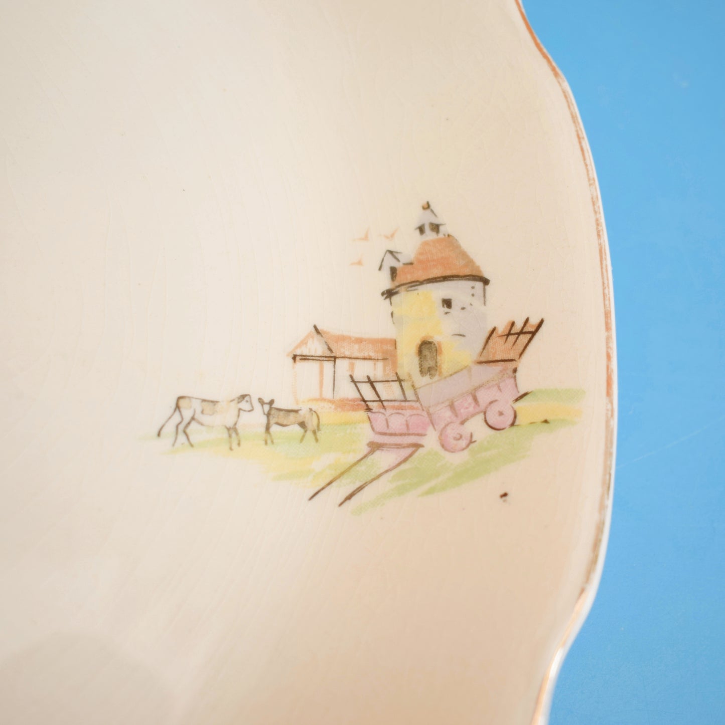 Vintage 1950s Kitsch Alfred Meakin - Down On The Farm