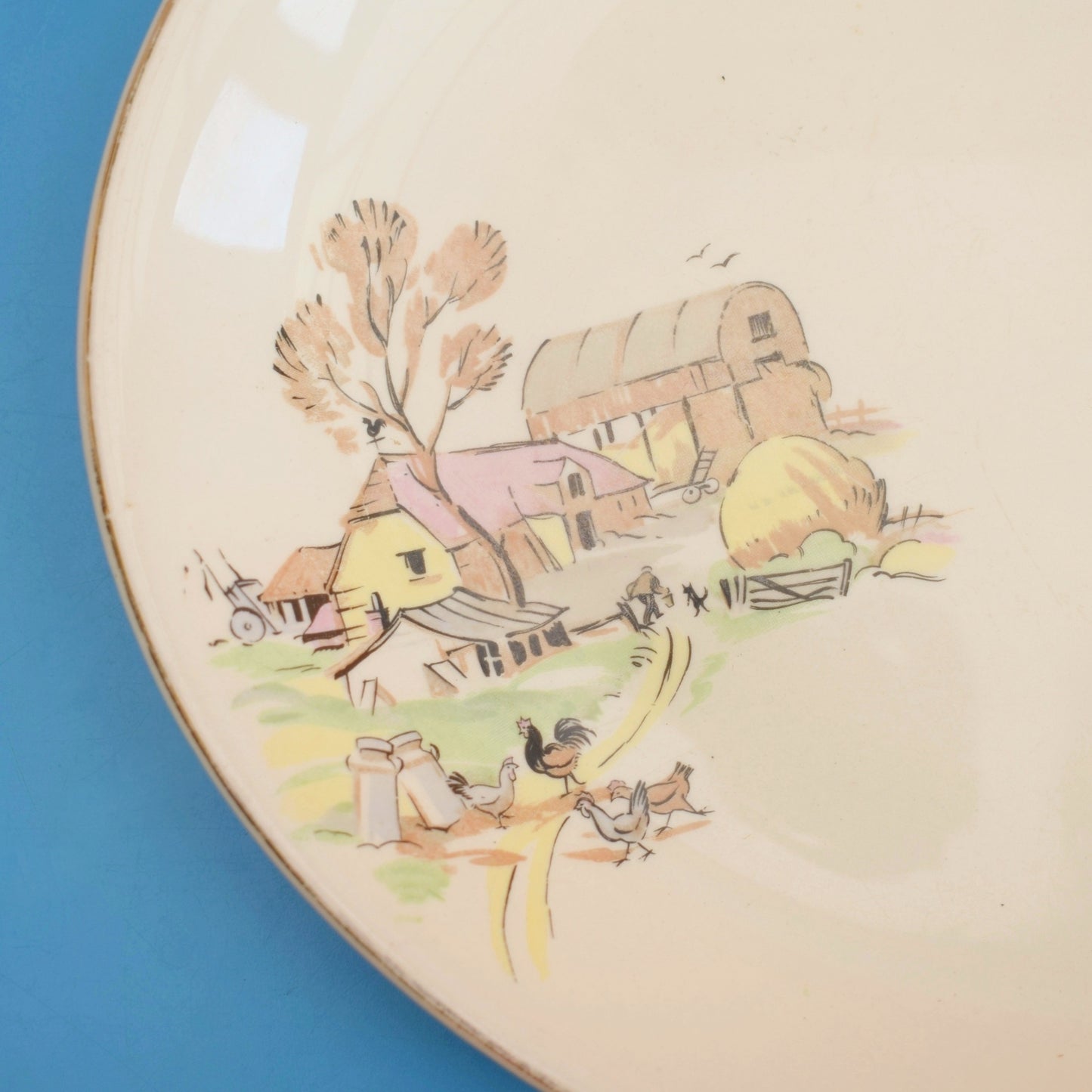 Vintage 1950s Kitsch Alfred Meakin - Down On The Farm