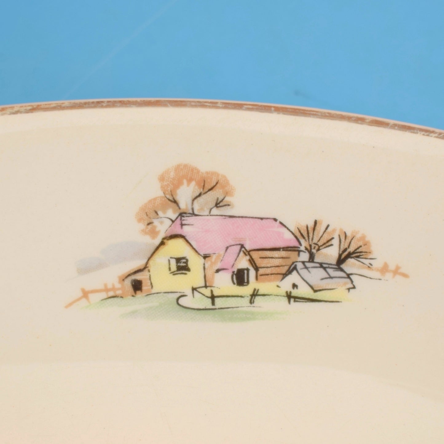 Vintage 1950s Kitsch Alfred Meakin - Down On The Farm