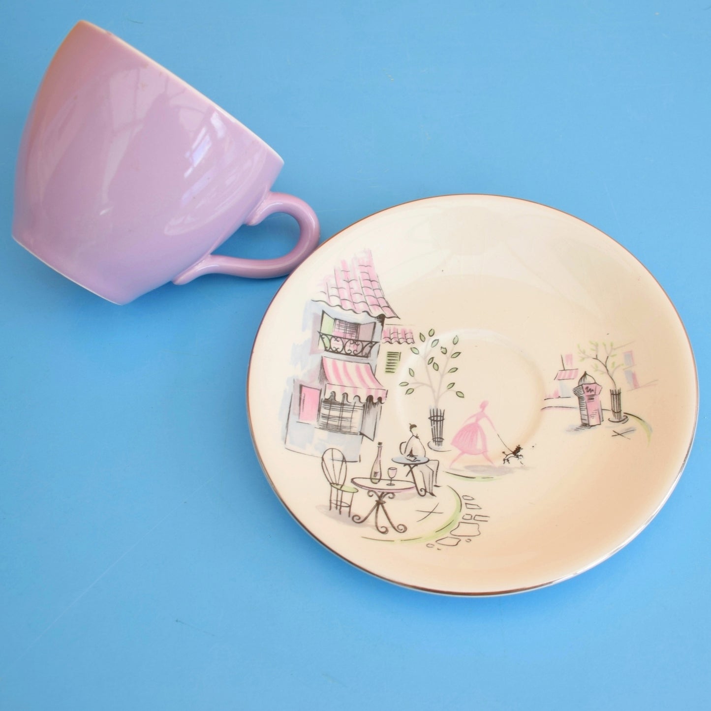 Vintage 1950s Kitsch Alfred Meakin - Montmatre