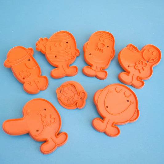 Vintage 1970s Biscuits / Cookie Cutters - Mr Men - Salter