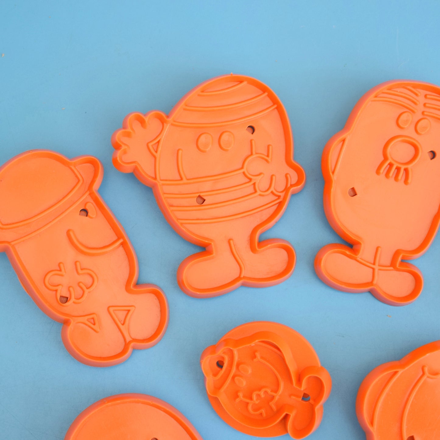 Vintage 1970s Biscuits / Cookie Cutters - Mr Men - Salter
