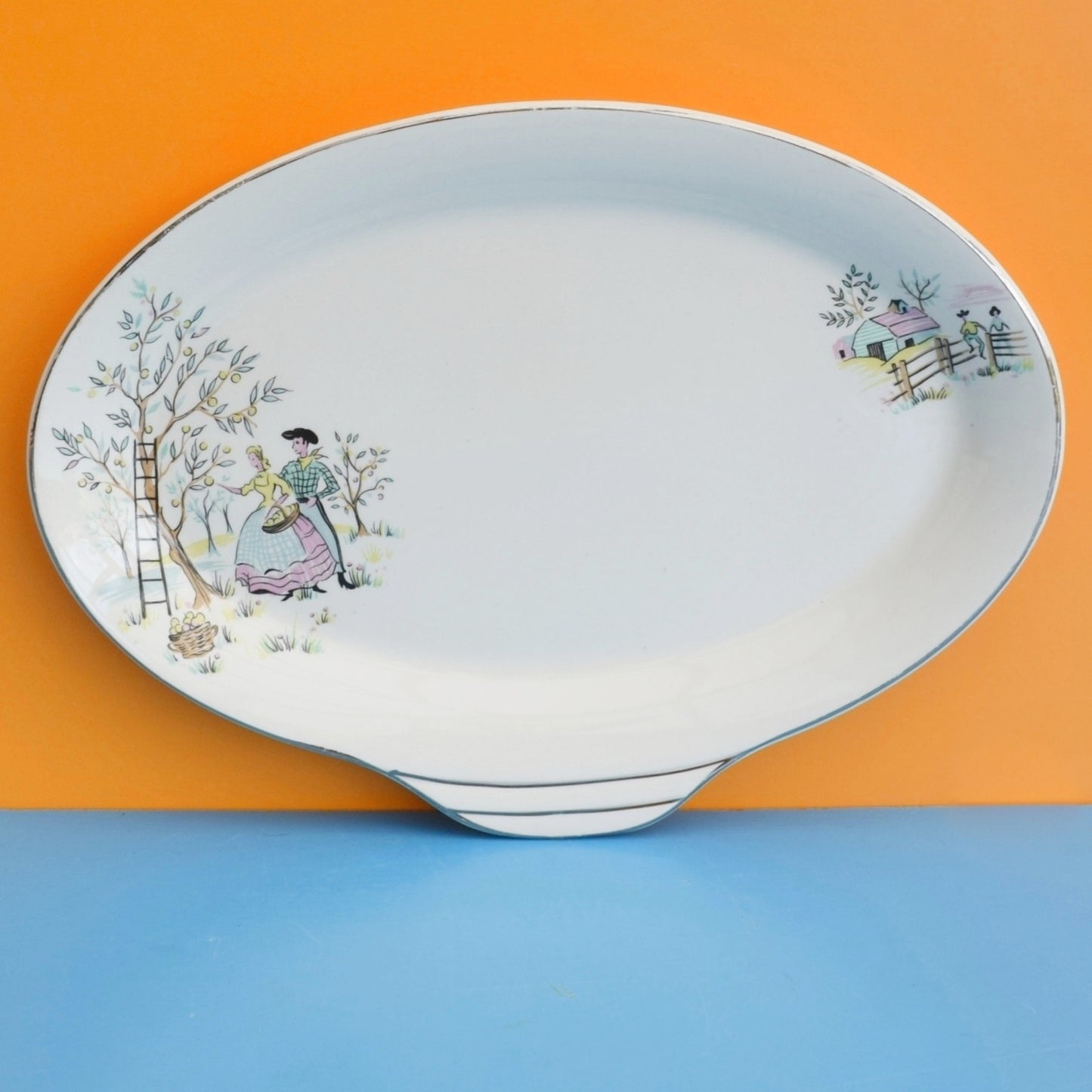 Vintage 1950s Kitsch Alfred Meakin - Oklahoma