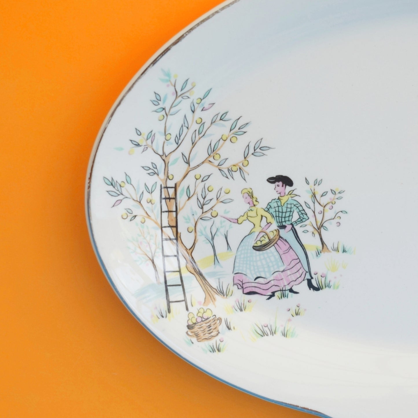 Vintage 1950s Kitsch Alfred Meakin - Oklahoma