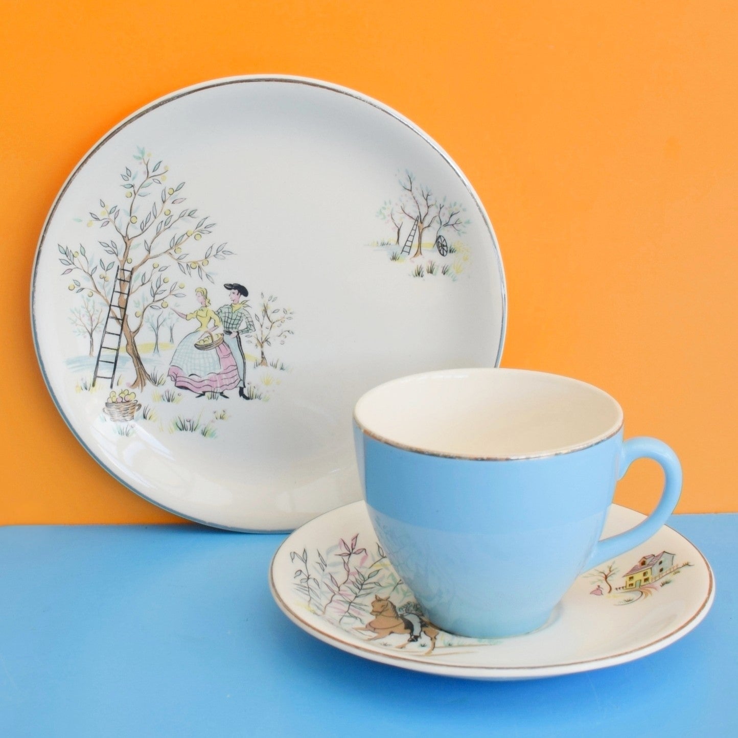 Vintage 1950s Kitsch Alfred Meakin - Oklahoma