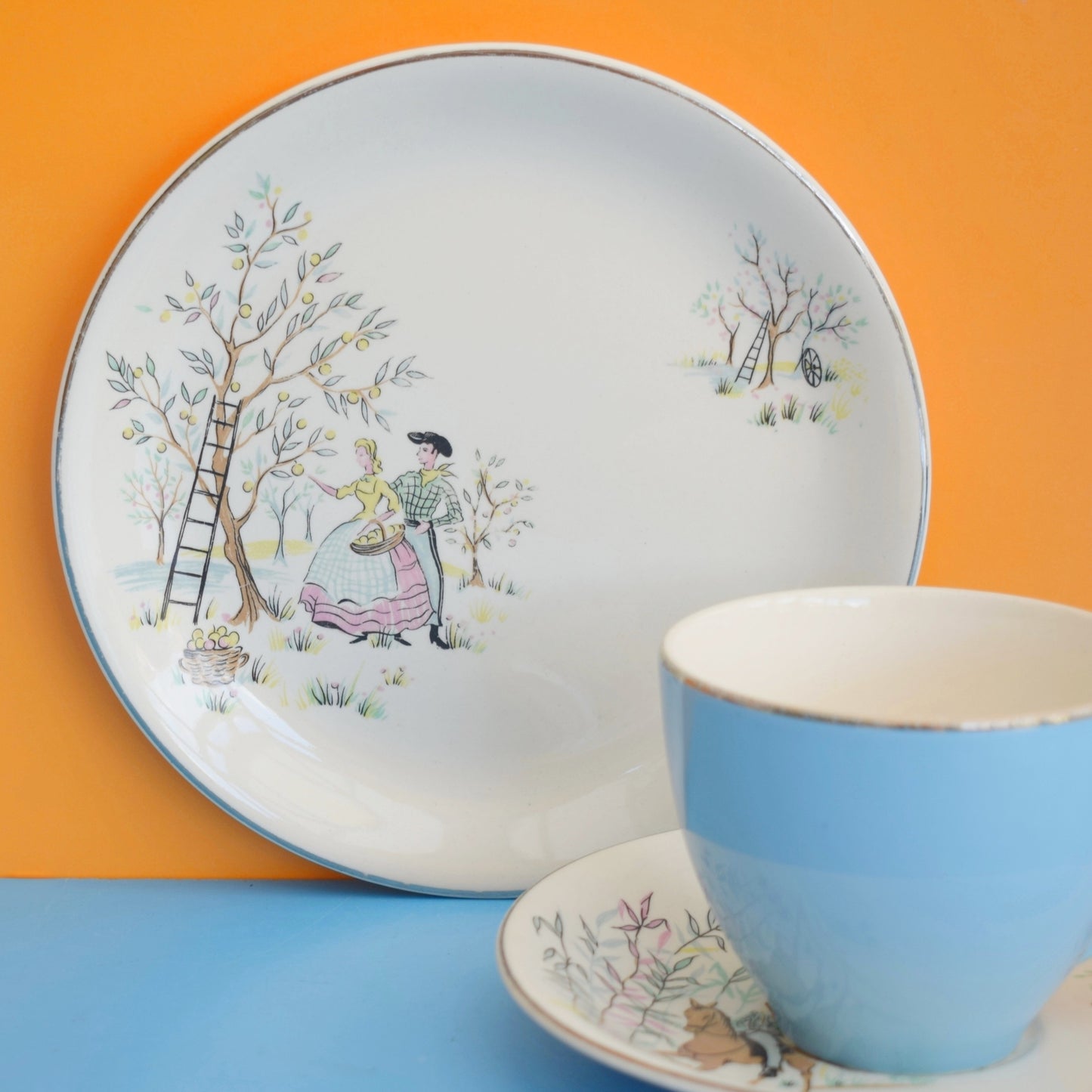 Vintage 1950s Kitsch Alfred Meakin - Oklahoma