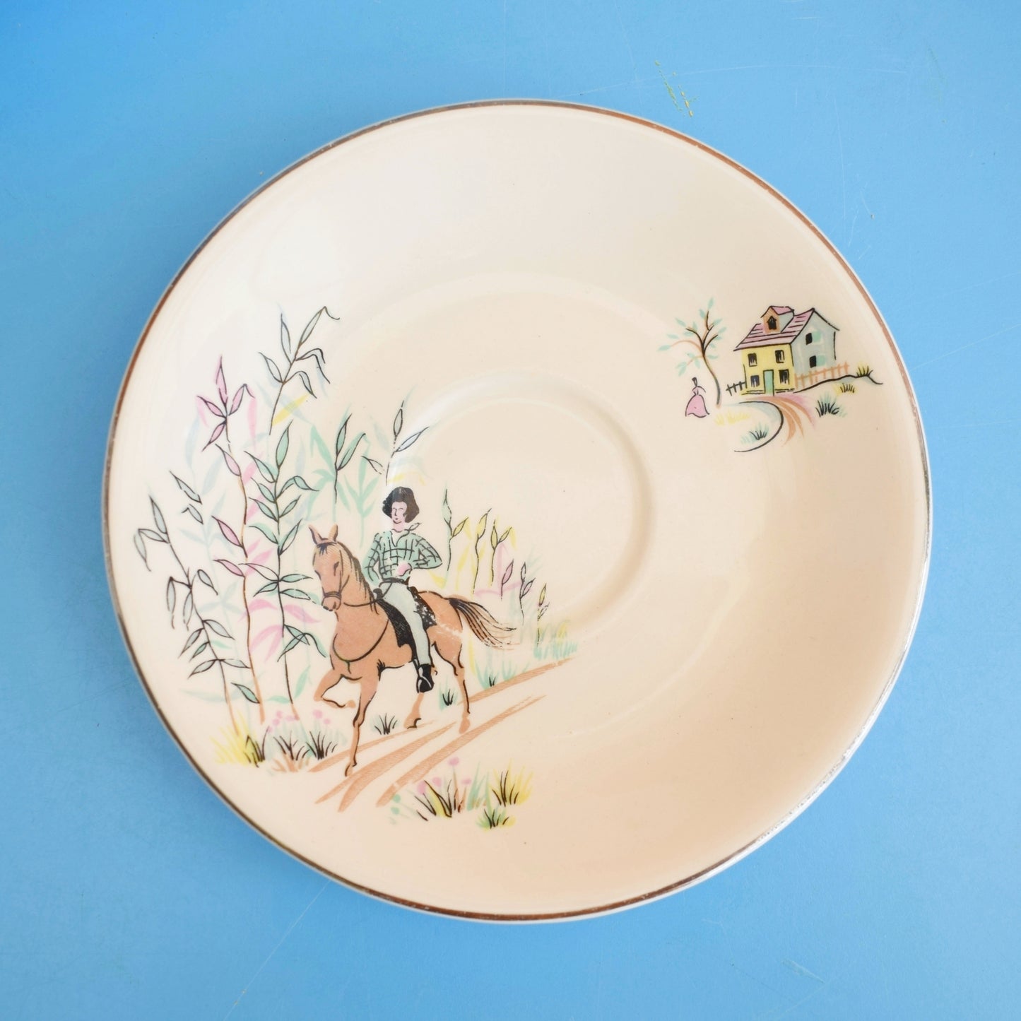 Vintage 1950s Kitsch Alfred Meakin - Oklahoma